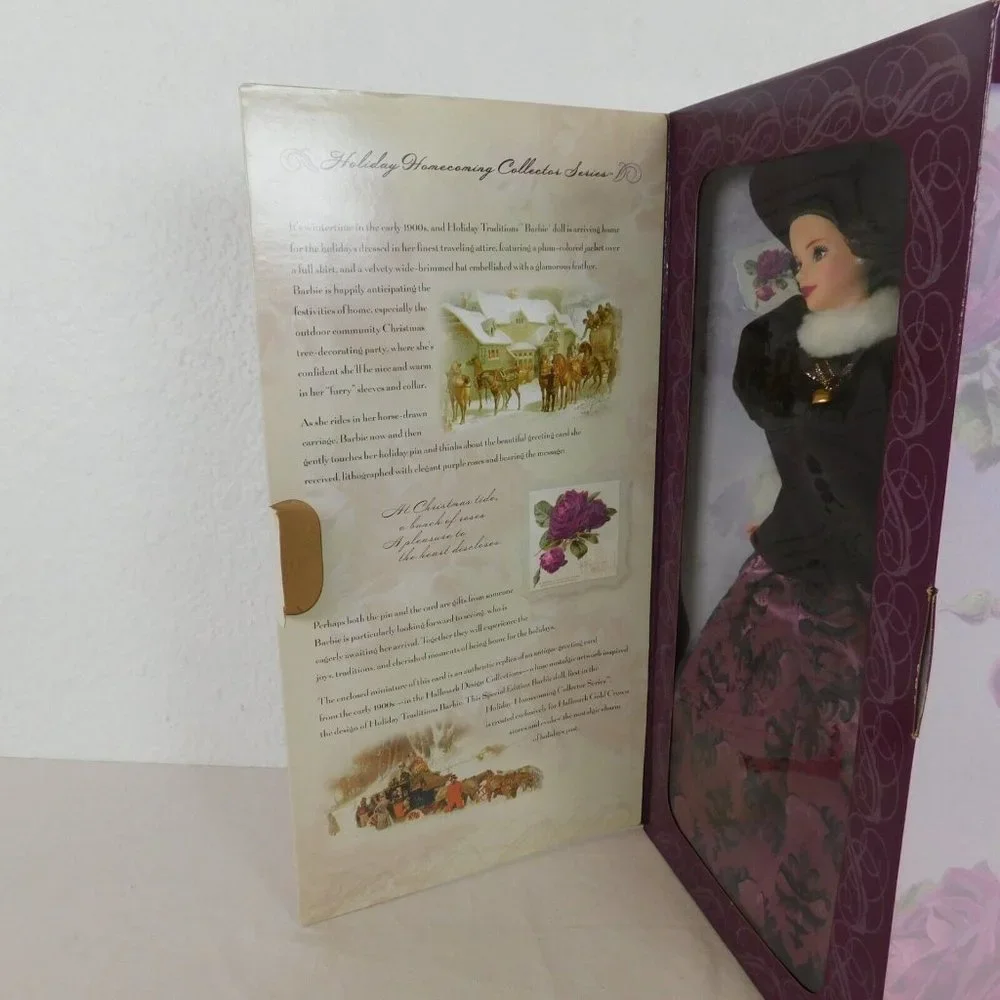 Barbie Holiday Traditions Doll Hallmark Holiday Homecoming Collectors #17094 NIB - Picture 3 of 9